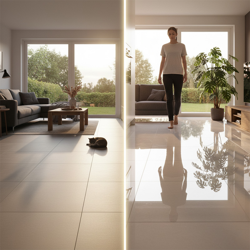 سرامیک مات بهتر است یا براق؟ مقایسه مزایا، معایب